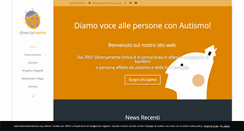 Desktop Screenshot of diversamenteonlus.org