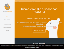 Tablet Screenshot of diversamenteonlus.org